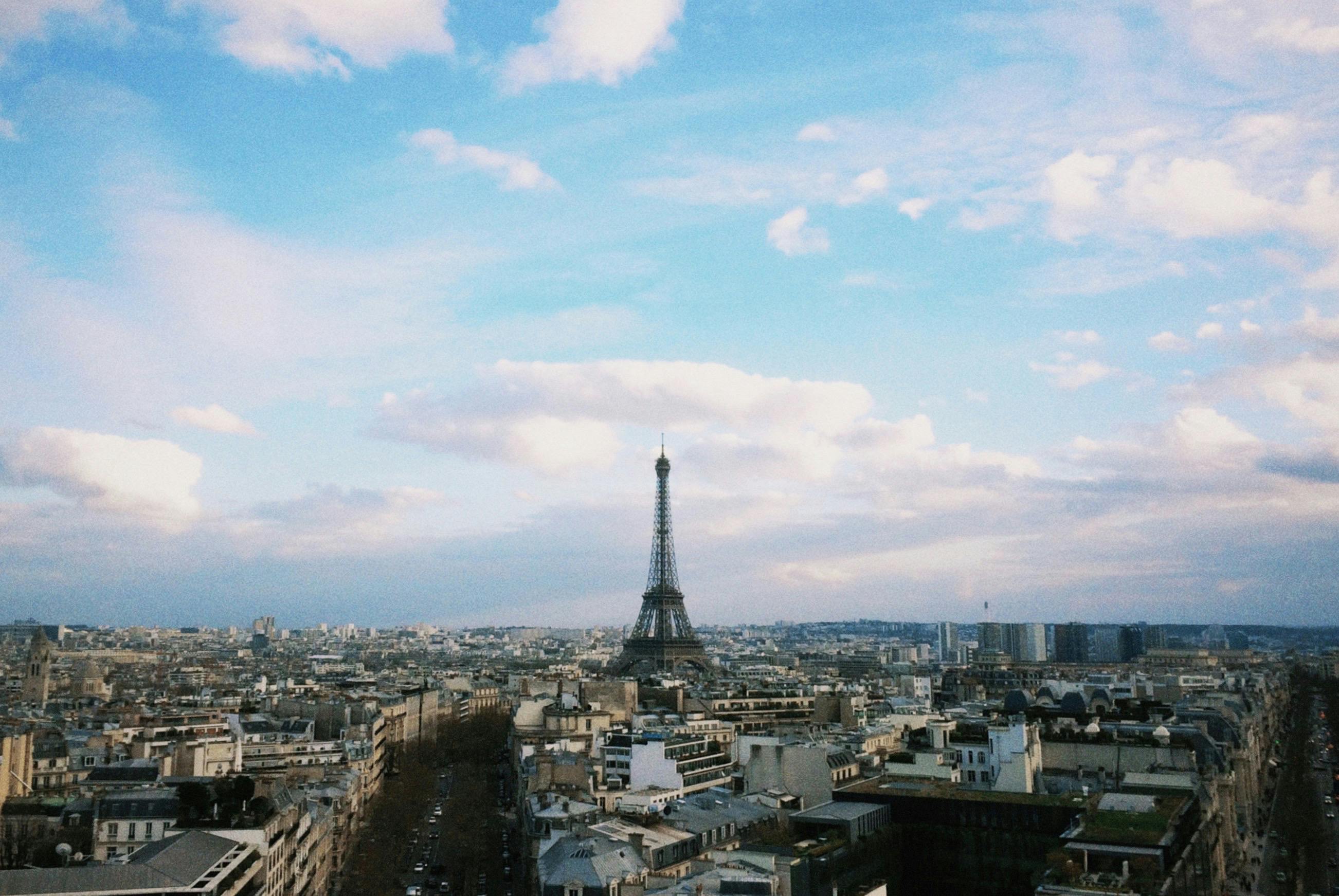 Paris skyline with the Eiffel Tower